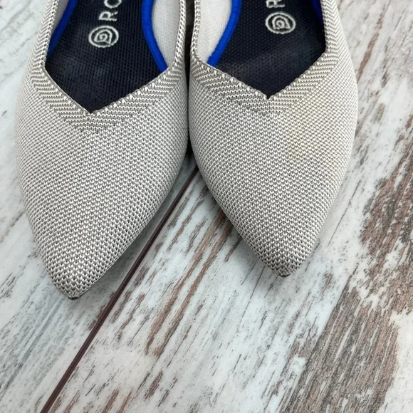 Rothy’s The Point Flax Birdseye Knit Flats - Size 8.5 - Picture 13 of 16